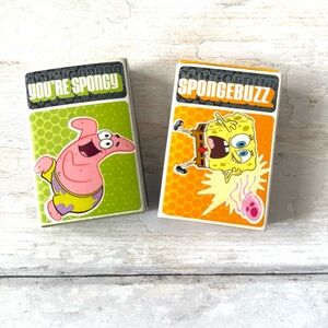 Spongebob SquarePants Mini Stationary Set 2 Pack Cards Patrick Starfish NEW